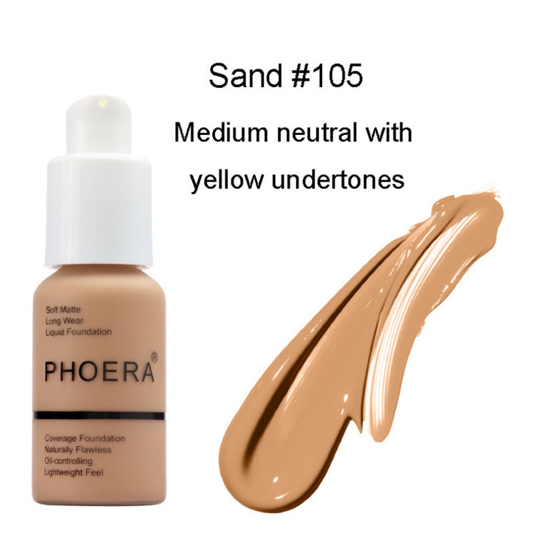 Explosive Press Oil Control Natural Matte Concealer Foundation Cream