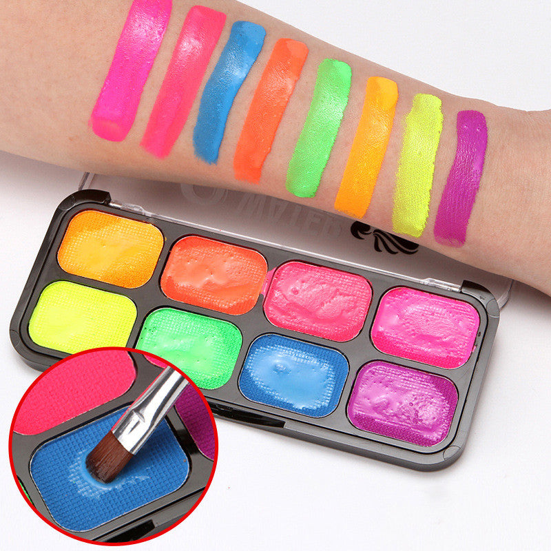 Multicolor Face Body Paints Flash Tattoo Kids Party Makeup Dress Beauty