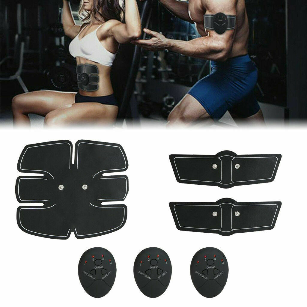 Electric Muscle Toner Machine ABS Toning Belt Simulation Fat Burner