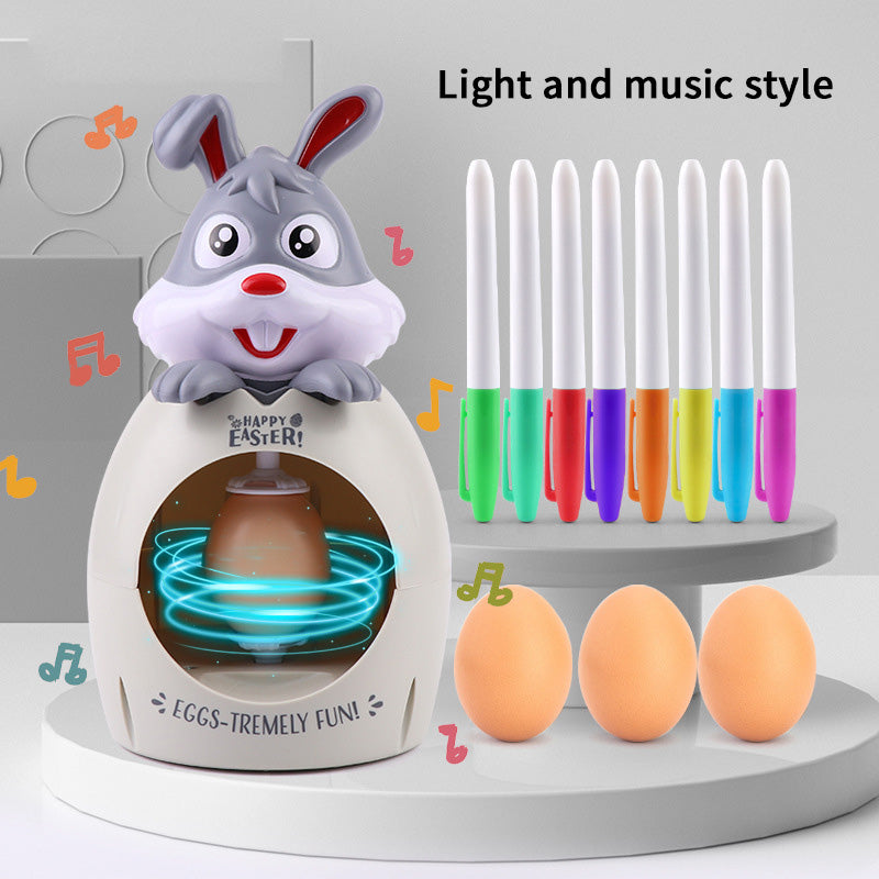 Easter Egg Decoration Coloring Kit Egg Painter Boys Girls Kids Diy Coloring Painting Gift Multicolor With Sound And Light