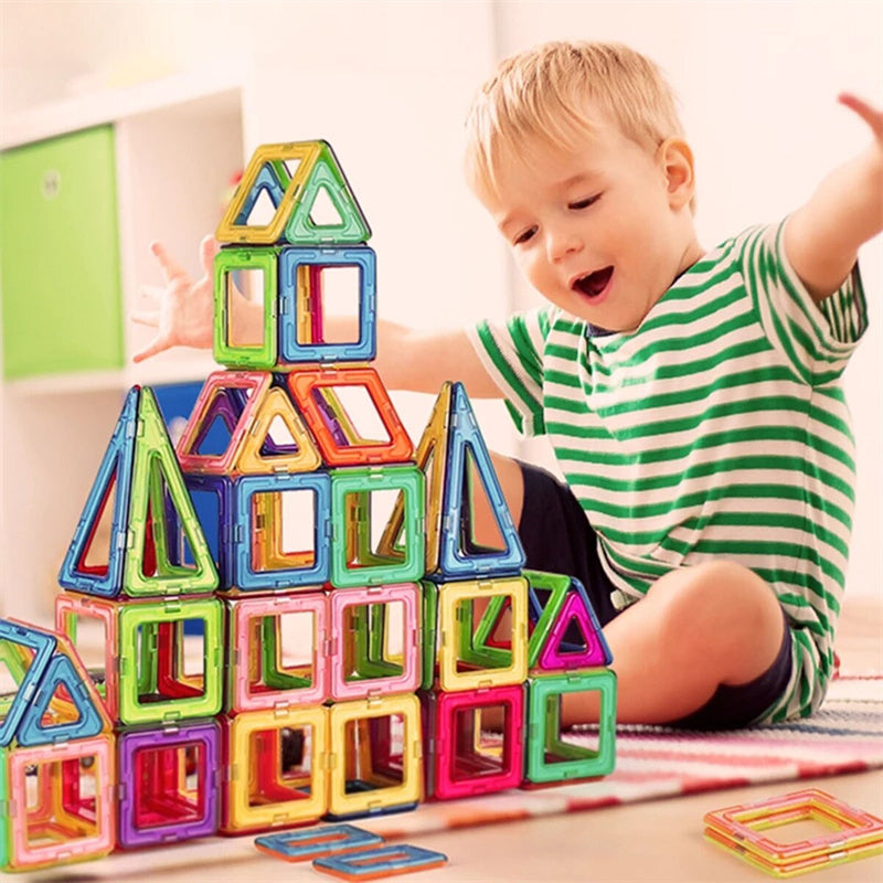 Magnetic Building Blocks for Kids DIY Magnets Construction Set