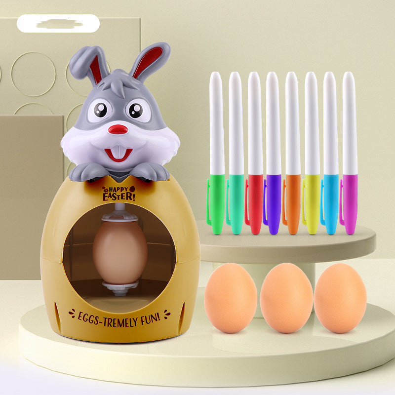 Easter Egg Decoration Coloring Kit Egg Painter Boys Girls Kids Diy Coloring Painting Gift Multicolor With Sound And Light