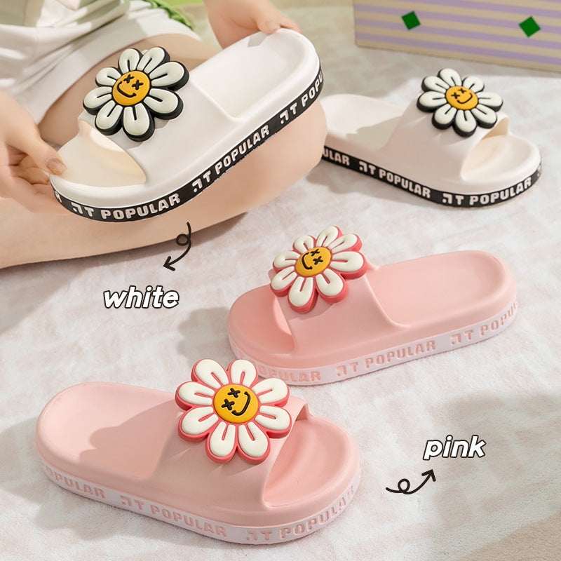 New Summer Flower Slippers for Women Anti-Slip Stylish and Comfy