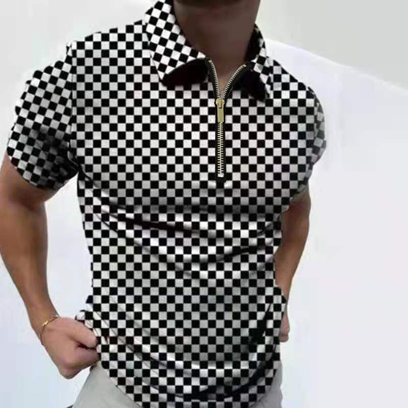 Polo Shirt Short-Sleeved Summer Shirt Brand Man Clothing