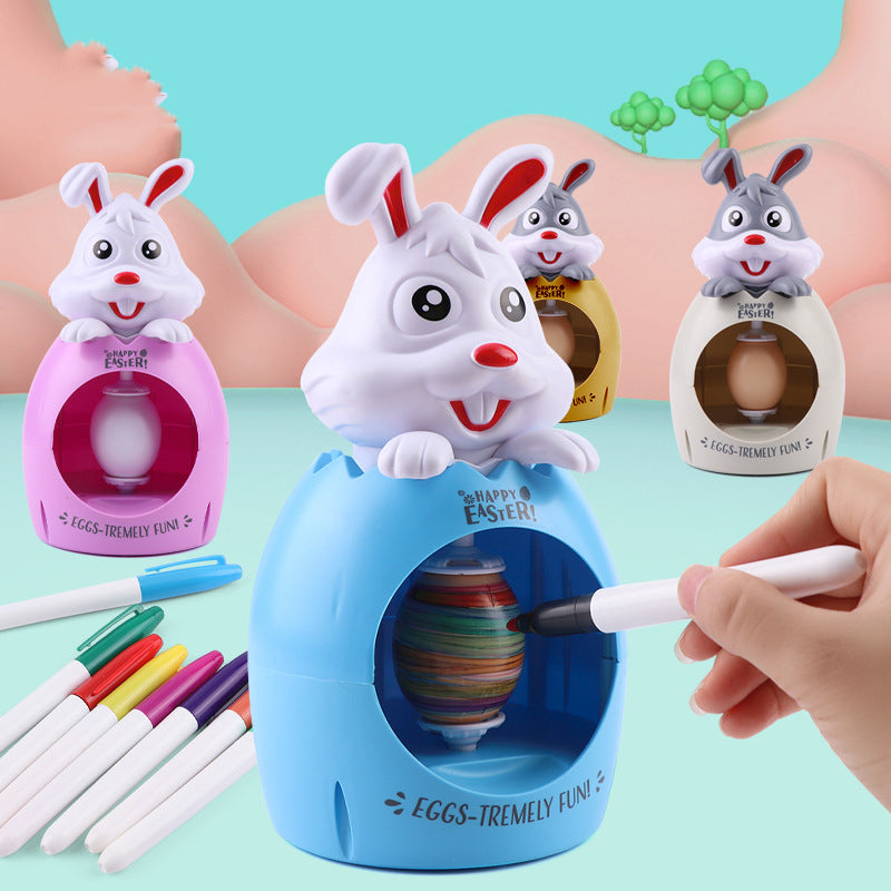 Easter Egg Decoration Coloring Kit Egg Painter Boys Girls Kids Diy Coloring Painting Gift Multicolor With Sound And Light