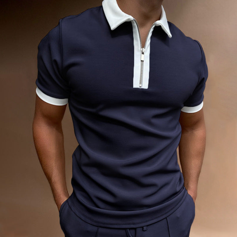 Polo Shirt Short-Sleeved Summer Shirt Brand Man Clothing