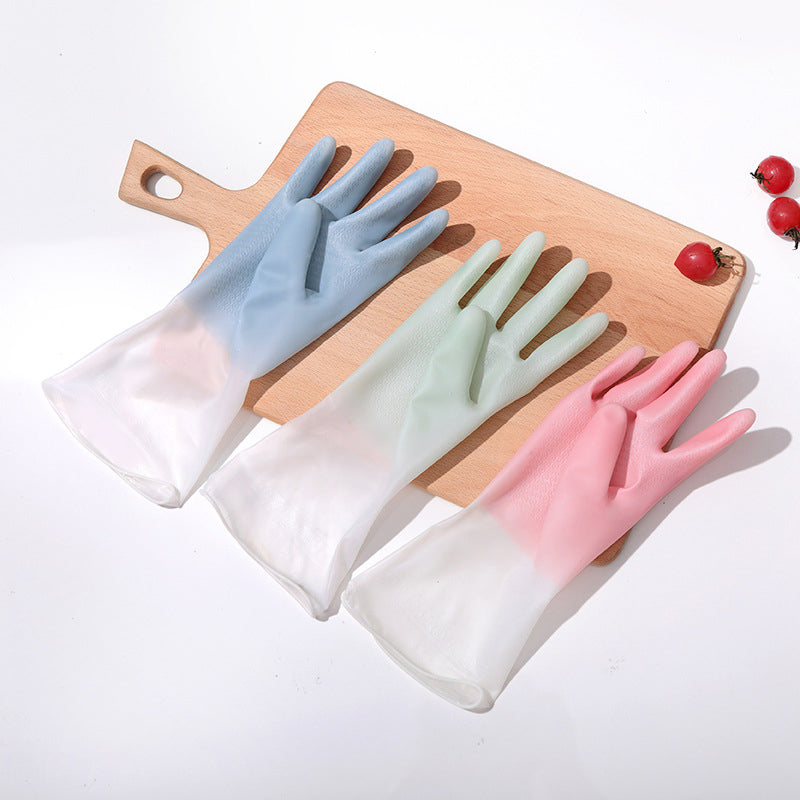 Kitchen laundry clothes waterproof latex gloves