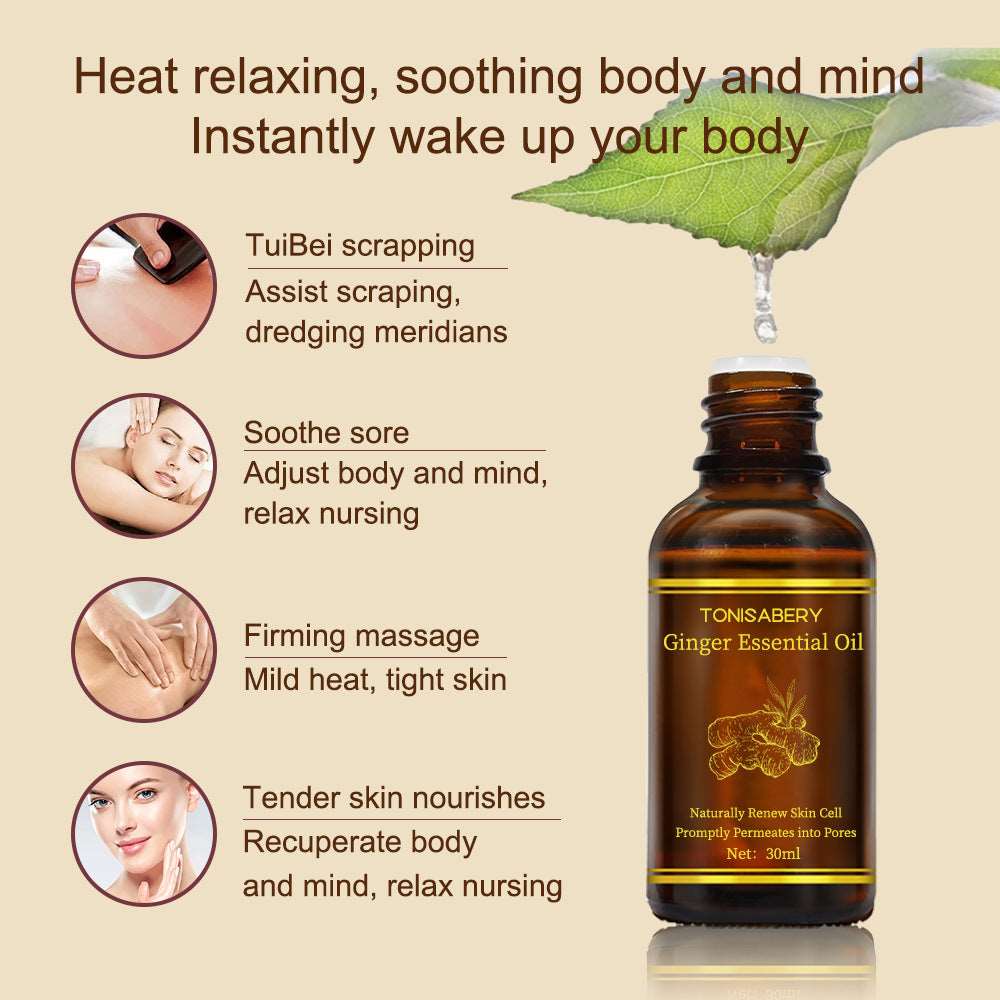 Beauty Skin Care Ginger Massage Essential Oil