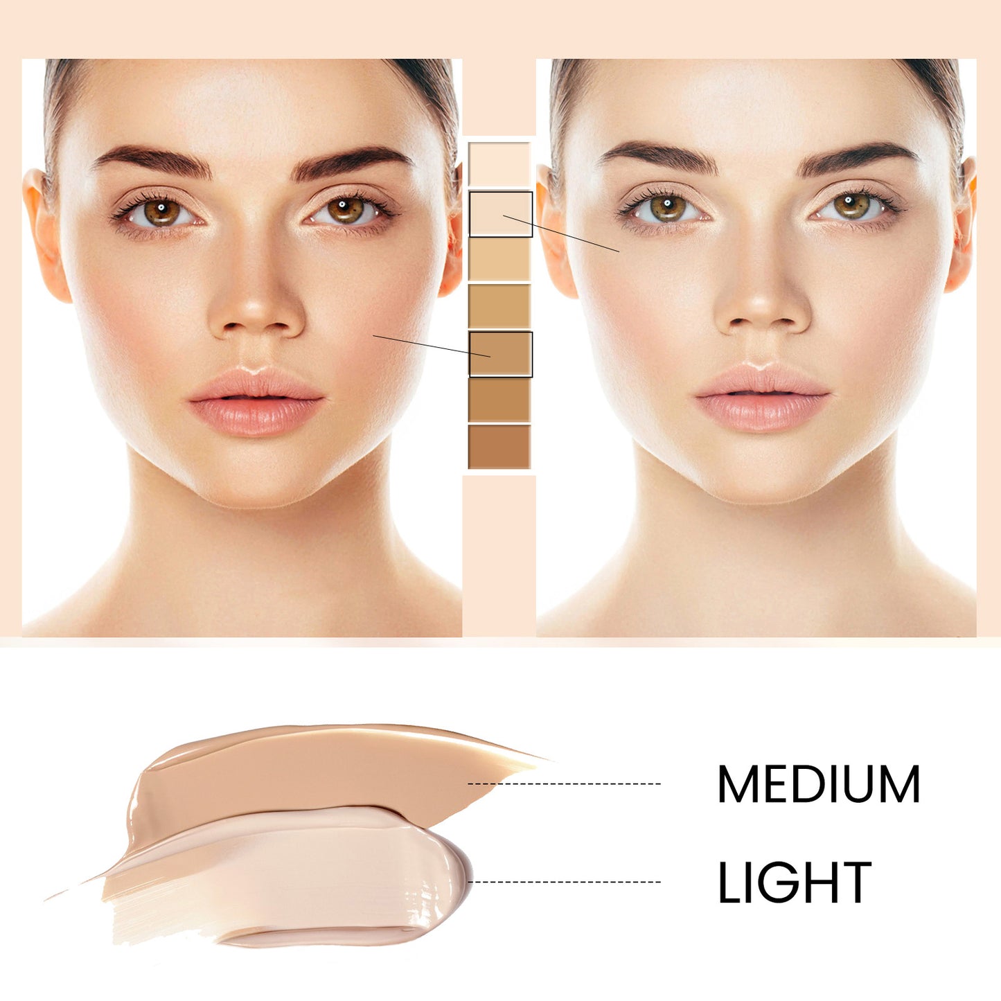 Natural Concealer Waterproof Makeup And Moisturizing