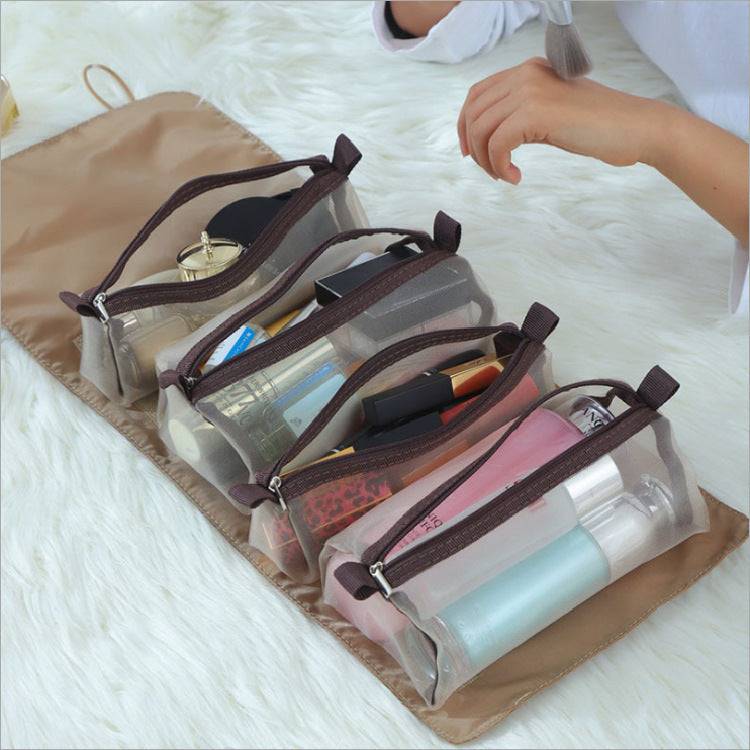 4pcs Cosmetic Bag Foldable Travel Bag