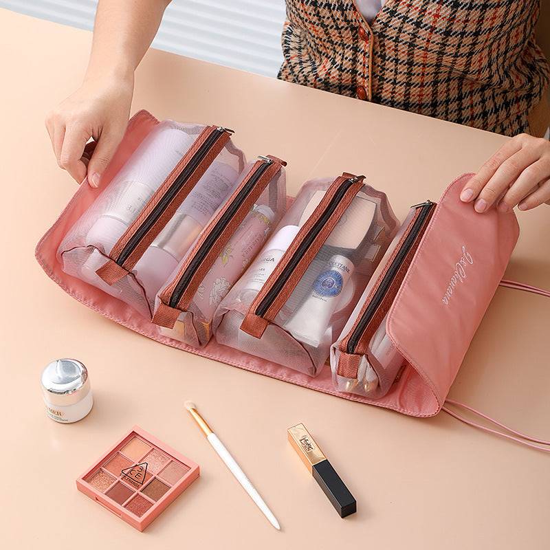 4pcs Cosmetic Bag Foldable Travel Bag