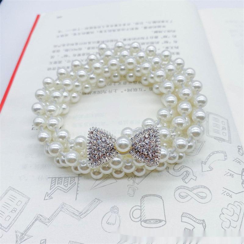 Fashion Jewelry Women's White Pearl Waist Chain Decoration