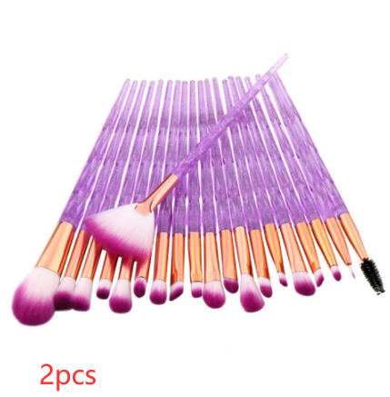 Diamond Colorful Beauty Makeup Brush Utensils