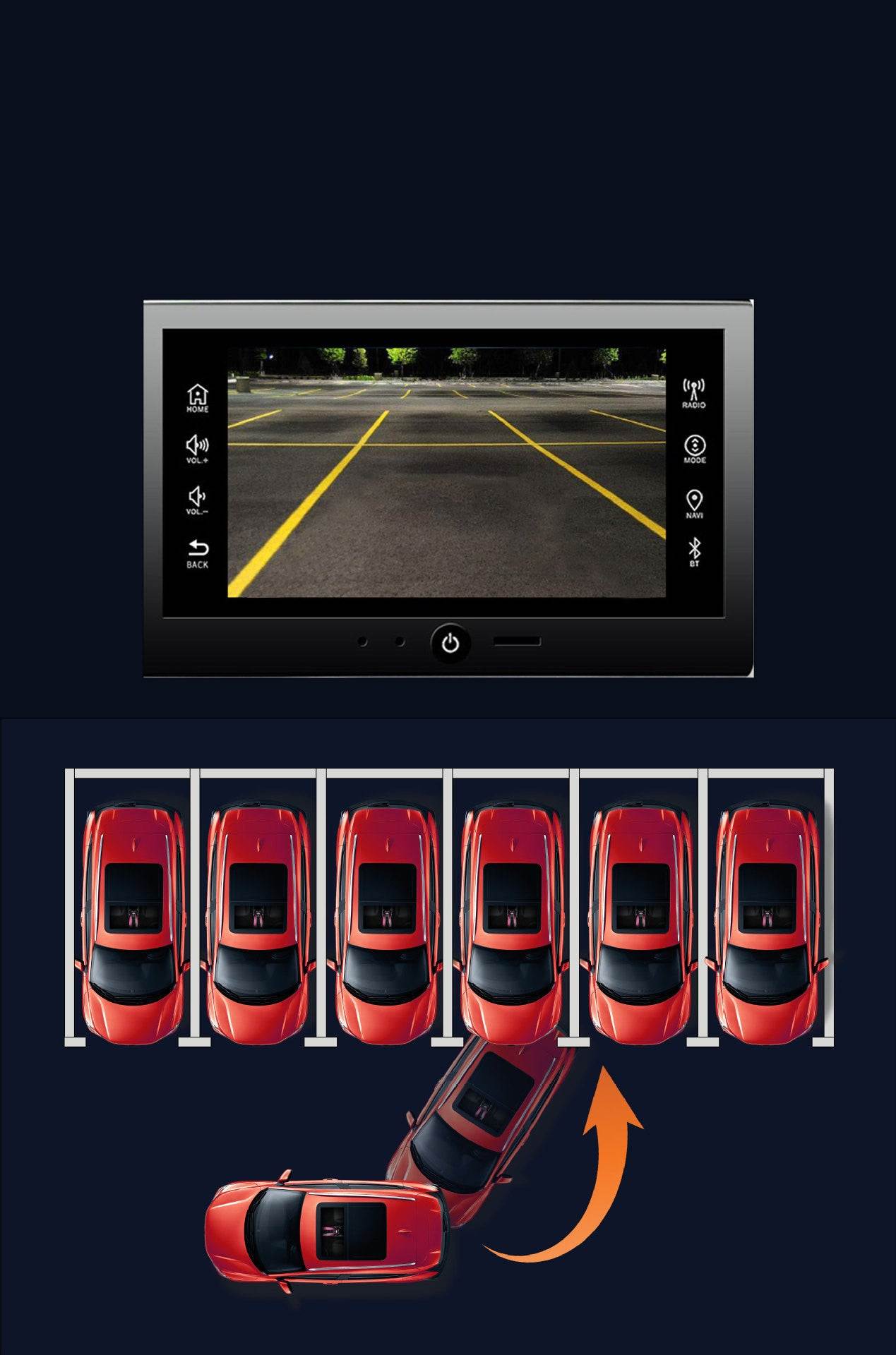 Rearview Camera Dedicated For Car Reversing