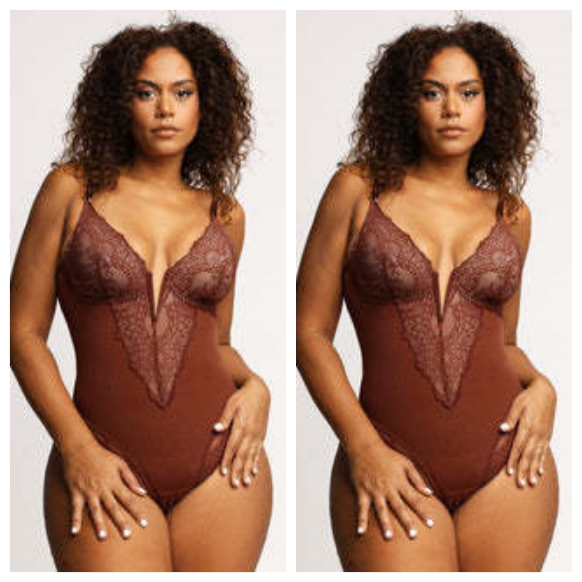 Lace Shapewear Jumpsuit Waist Control Body Shaping Butt Lift For women