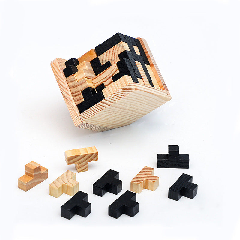 Hot Selling Wooden Puzzle Kongming Lock Luban Lock Toys