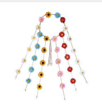 Headdress garland sun flower hair band flower daisy headband bohemian hair ring hair accessories