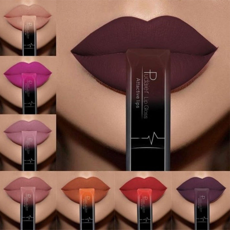 Makeup matte matte lip gloss lipstick      