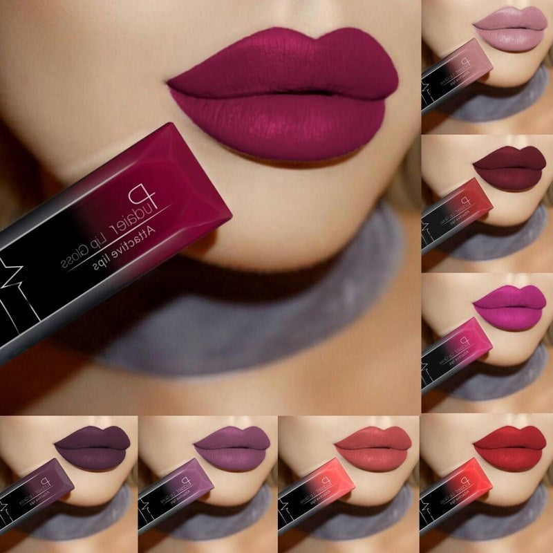 Makeup matte matte lip gloss lipstick      