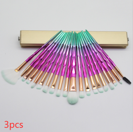 Diamond Colorful Beauty Makeup Brush Utensils