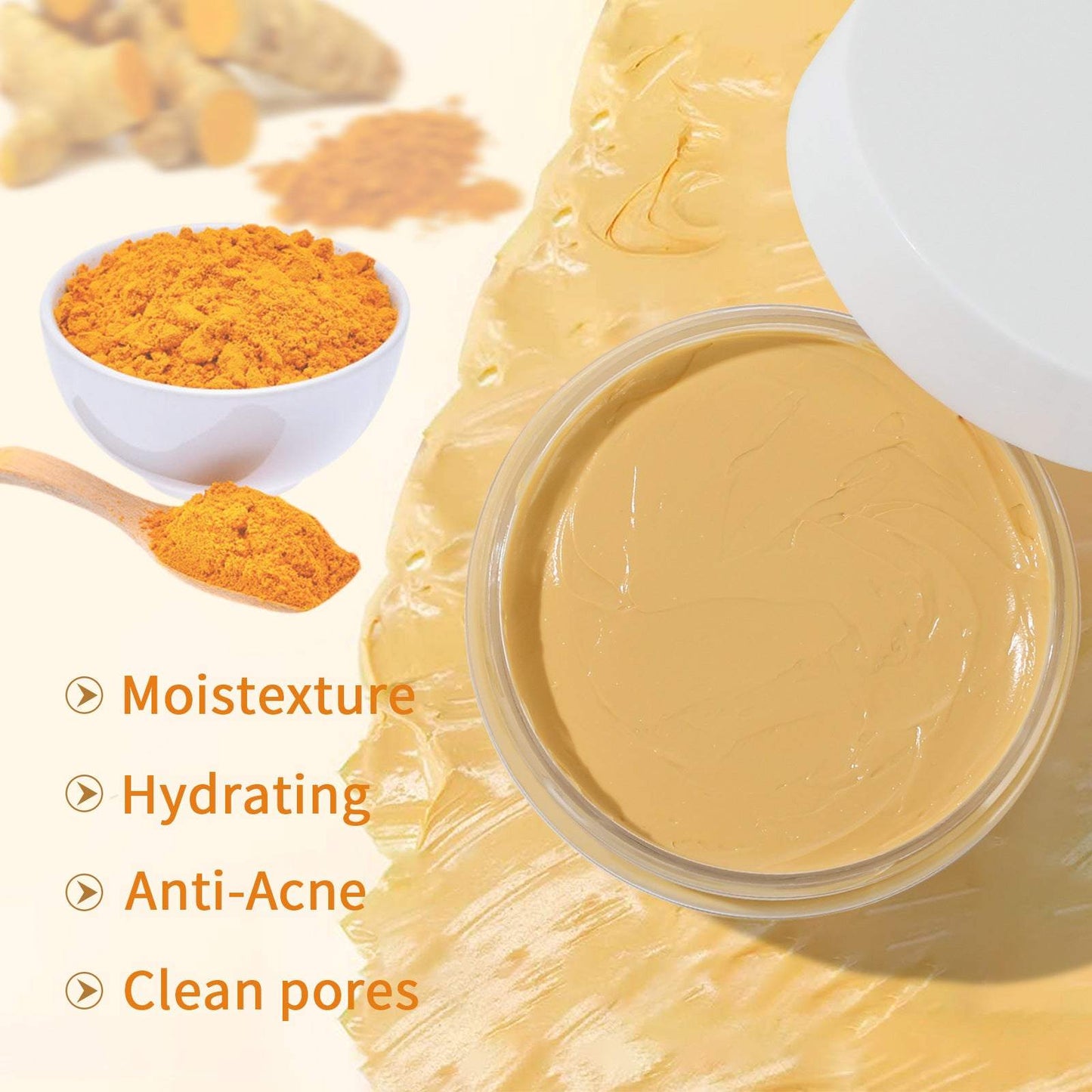 Turmeric Mud Smear Type Cleansing Mask Turmeric Mud Mask