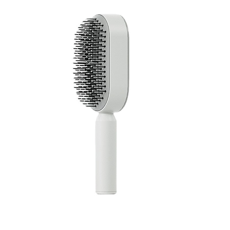 Womens Self-Cleaning Hair Brush with 3D Air Cushion and Scalp Massager