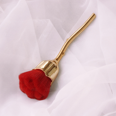 Single Rose Makeup Brush Nail Powder Dust Removal