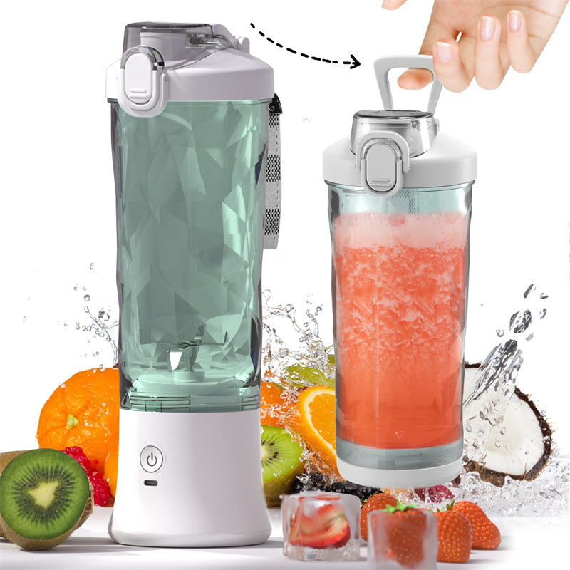 Portable Smoothie Blender with 6 Blades and Kitchen Gadgets 