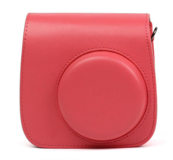 Leather camera bag protect case small pu camera shoulder bag