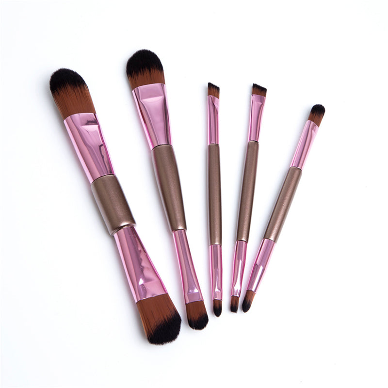 5pcs Double-ended Makeup Brushes