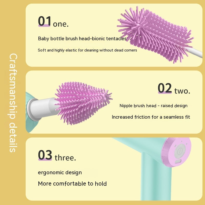 Multi Functional Electric Sponge Silicone Cup Brush