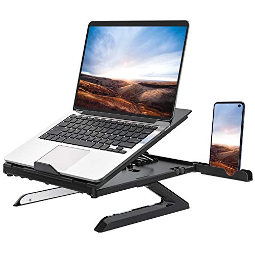 Foldable Laptop Stand with Elevating Function And Aluminum Alloy Base