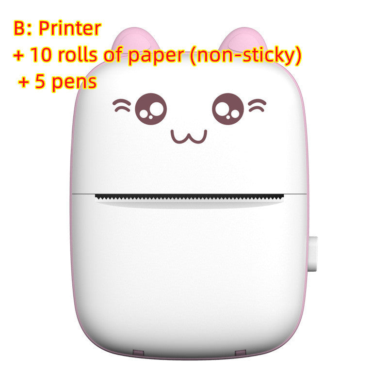 Mini Printer Portable Bluetooth Mobile Printer for Photos Labels Notes