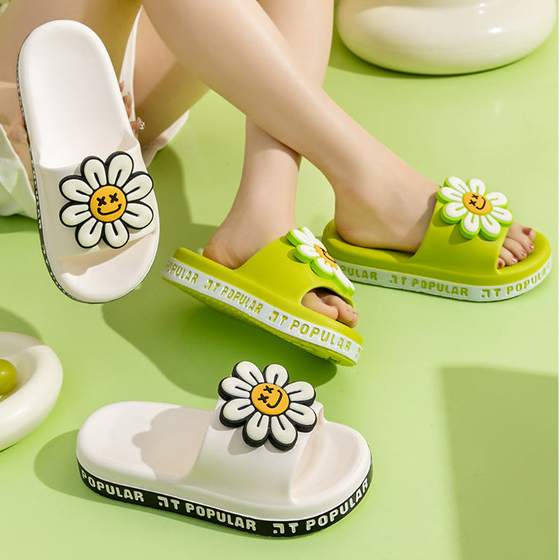 New Summer Flower Slippers for Women Anti-Slip Stylish and Comfy