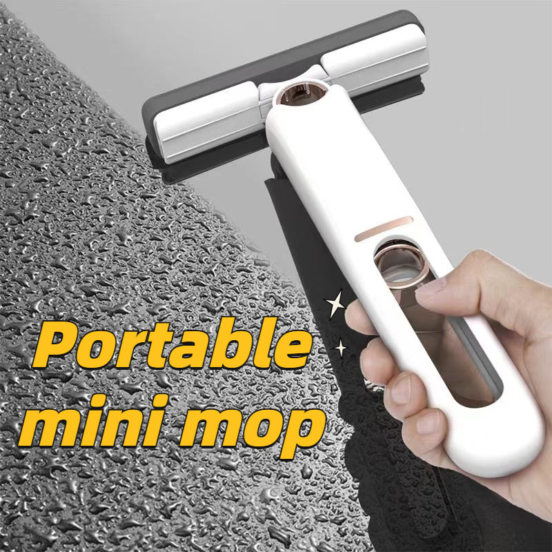 New Portable Self-N-Squeeze Mini Mop For Desk Window Glass Cleaner Home Kitchen And Car Sponge Cleaning Mop Tools