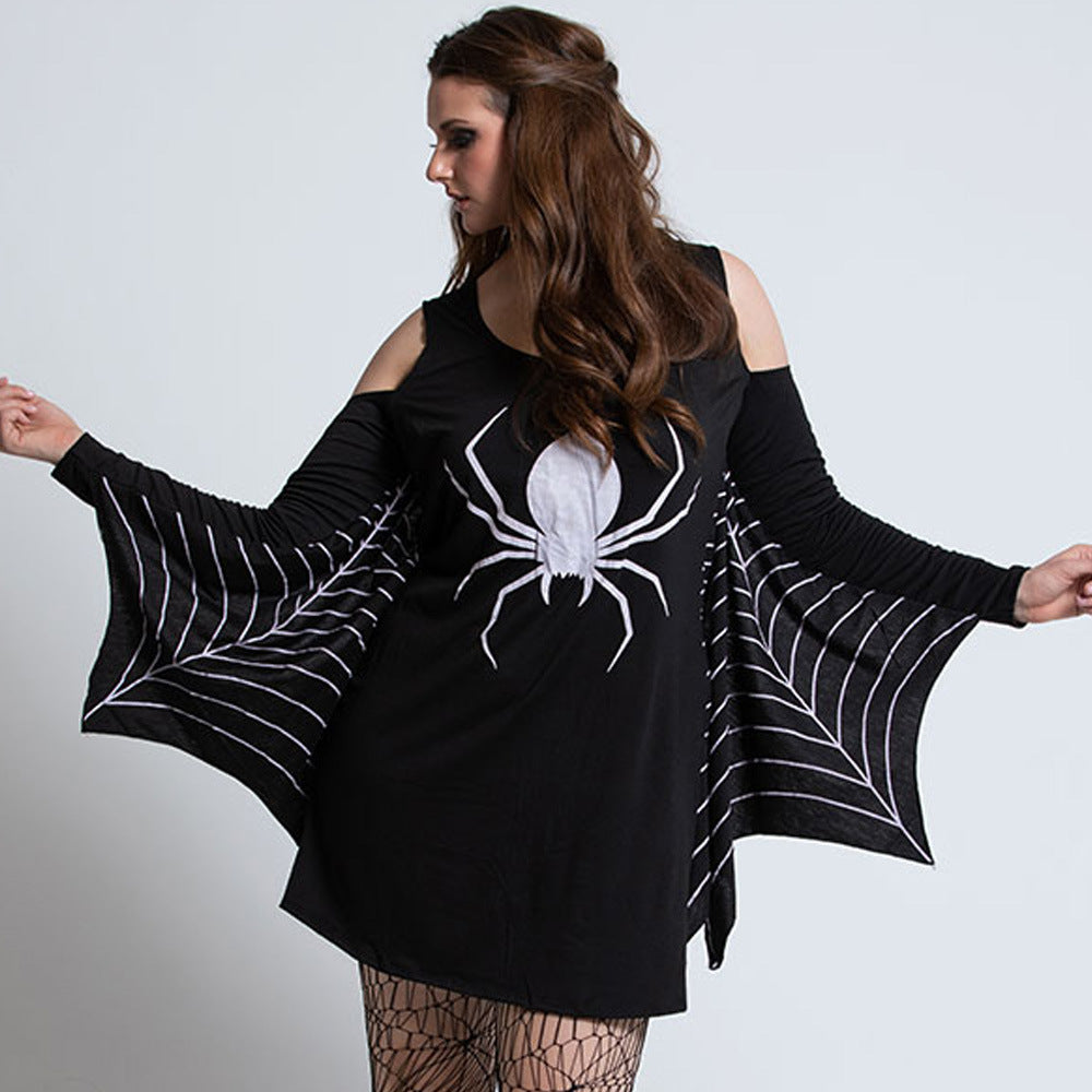 Women's black spider Costumes for Halloween