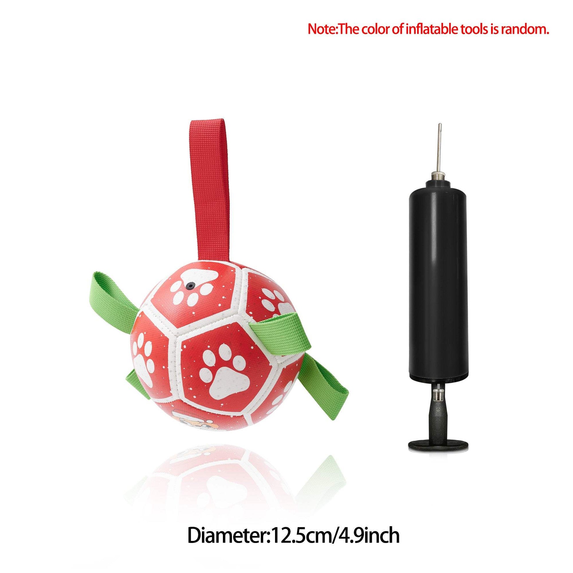 Interactive Dog Football Toy Soccer Ball Inflated Training Toy