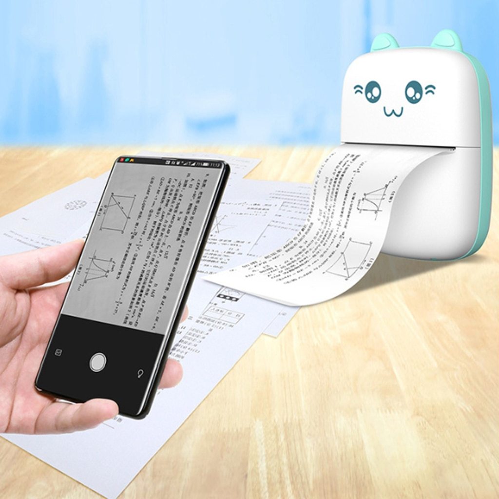 Mini Printer Portable Bluetooth Mobile Printer for Photos Labels Notes