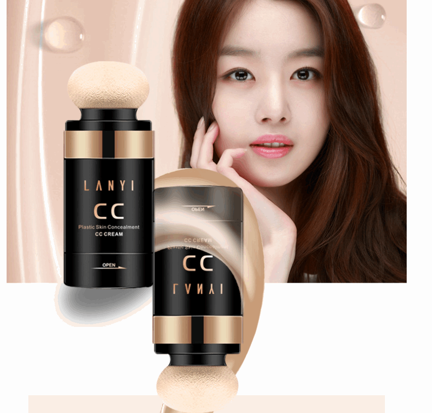 Air Cushion BB CC Cream Mushroom Stick Whitening Oil Control Concealer Lasting Moisturizing Foundation Facial Makeup Cosmetic