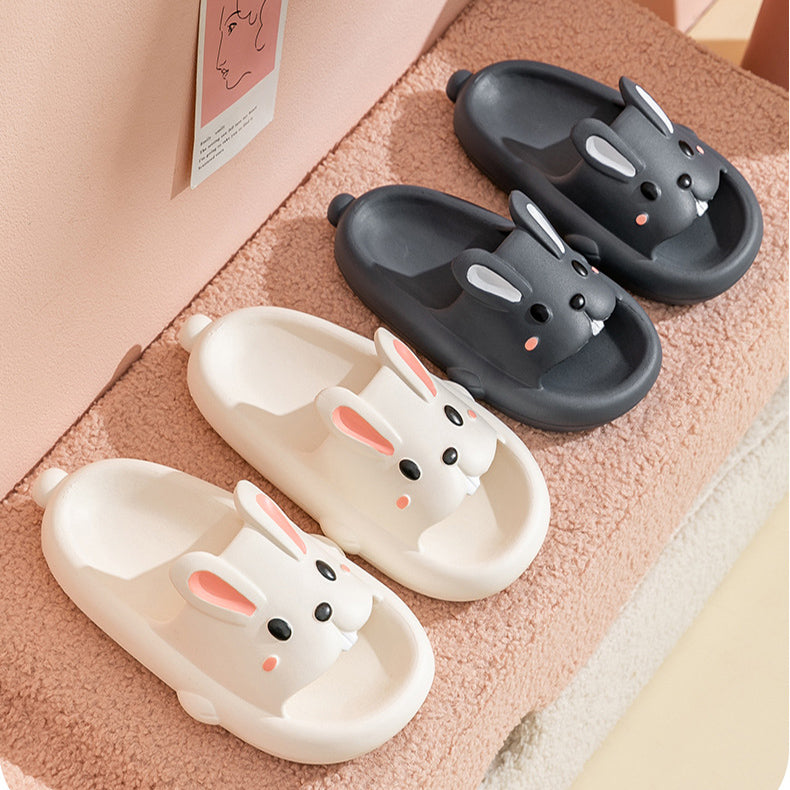 Cute Rabbit Slippers for Kids and Women for Summer Home Bathroom Wear