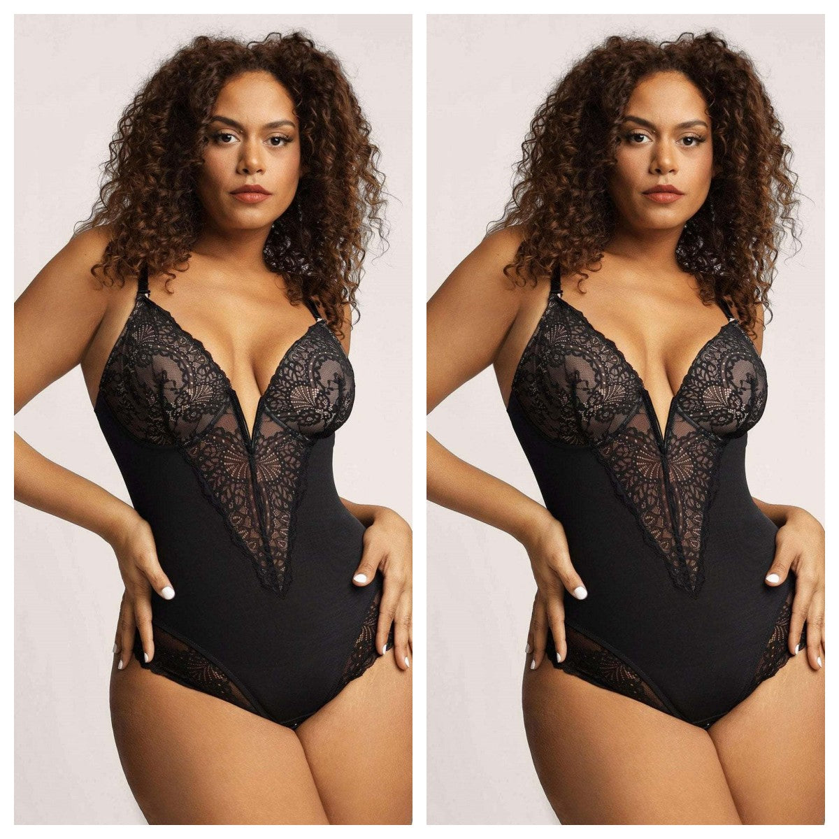 Lace Shapewear Jumpsuit Waist Control Body Shaping Butt Lift For women