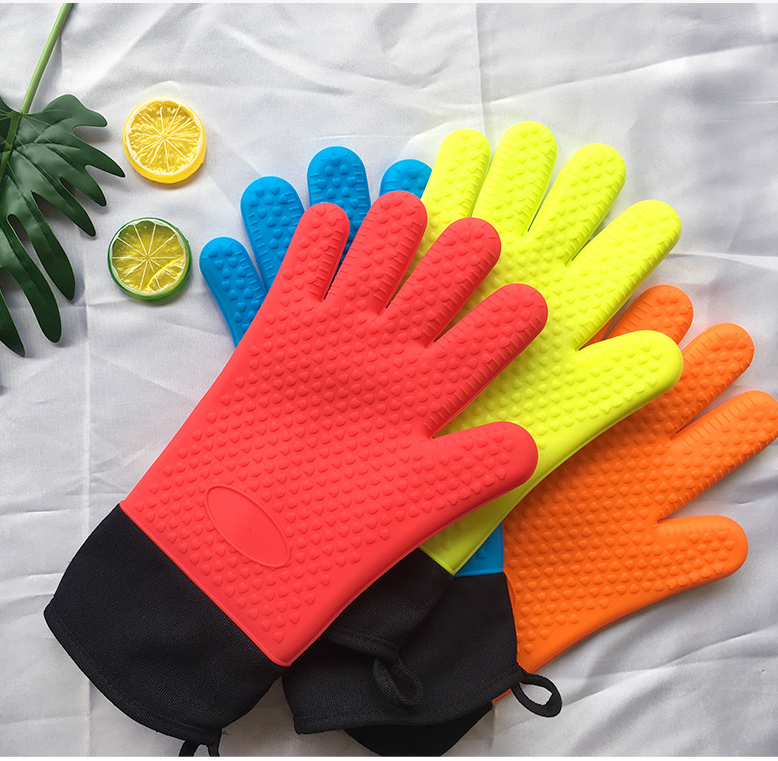 Silicone Gloves Kitchen Baking Insulation