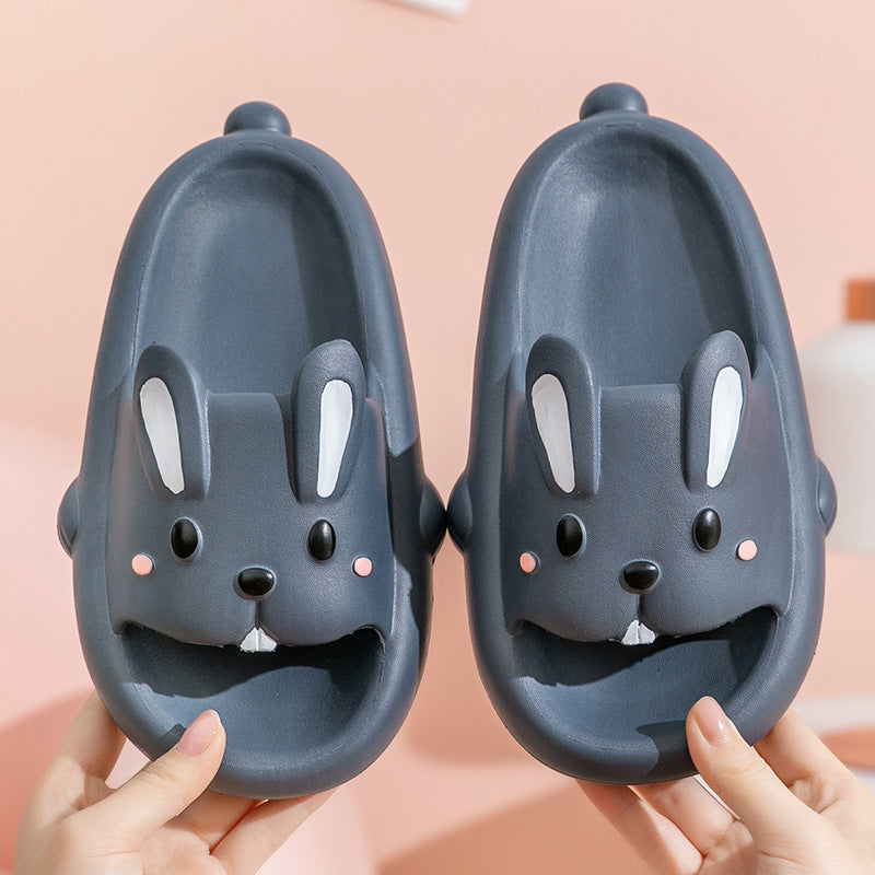 Cute Rabbit Slippers for Kids and Women for Summer Home Bathroom Wear