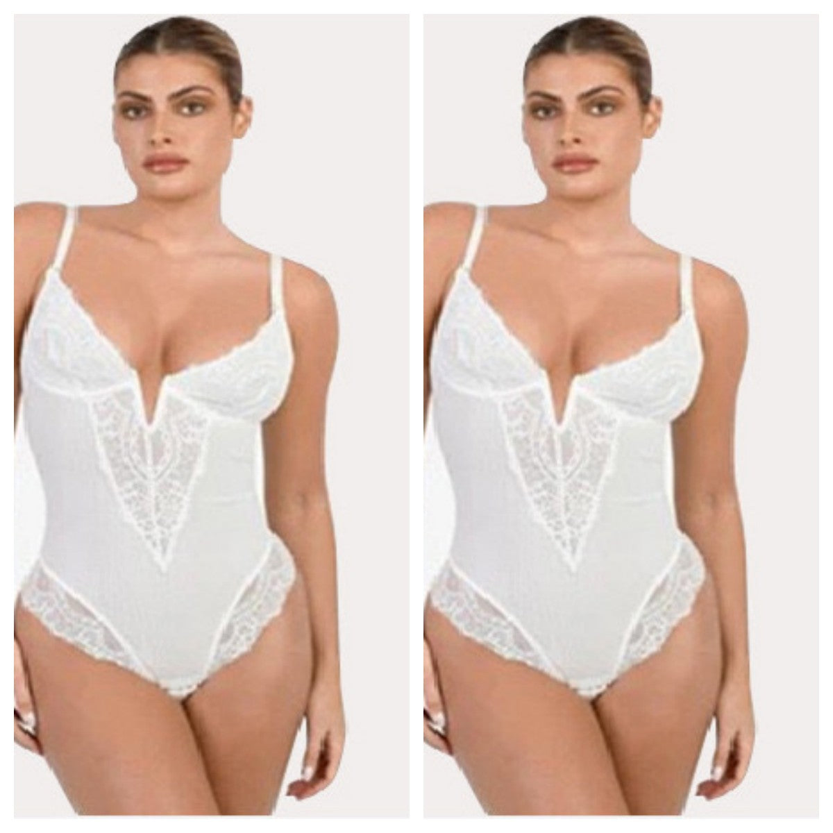 Lace Shapewear Jumpsuit Waist Control Body Shaping Butt Lift For women