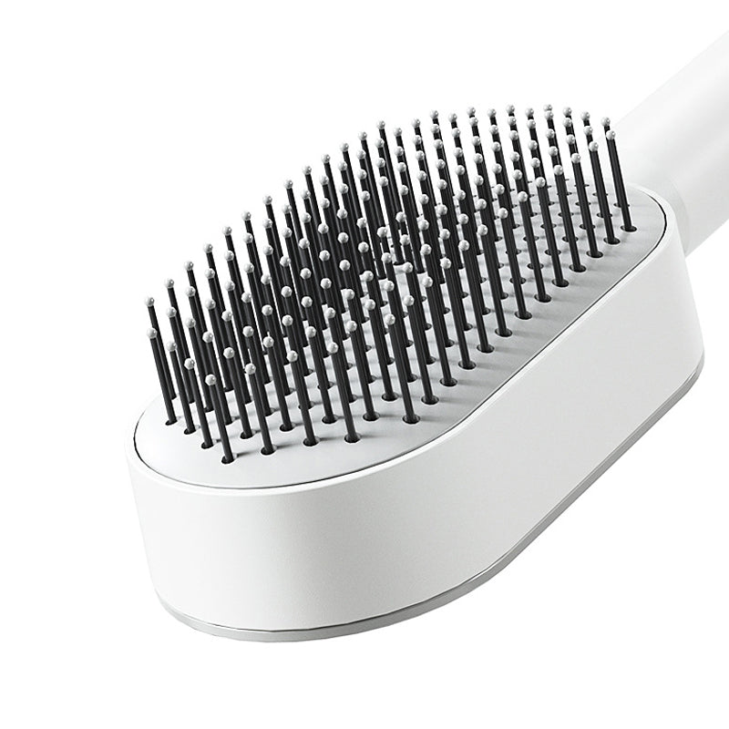 Womens Self-Cleaning Hair Brush with 3D Air Cushion and Scalp Massager