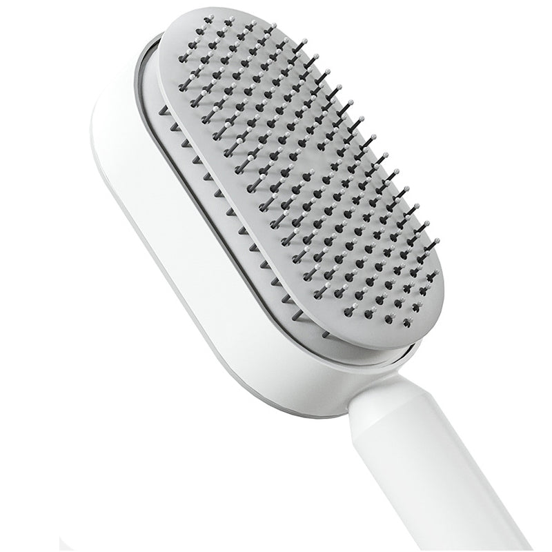 Womens Self-Cleaning Hair Brush with 3D Air Cushion and Scalp Massager