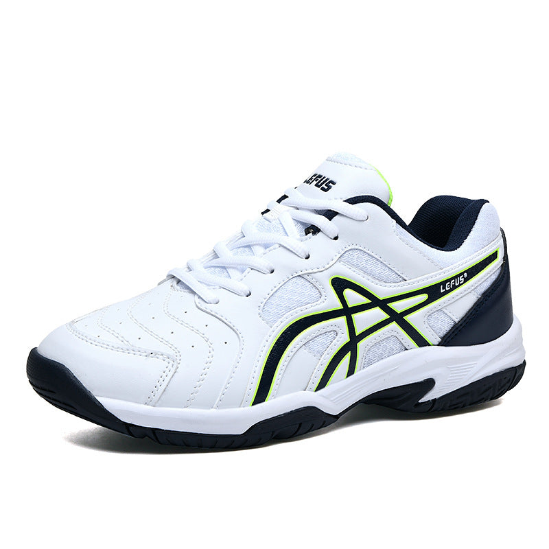 Men's Badminton Shoes with Shock Absorption and Sports Sneakers