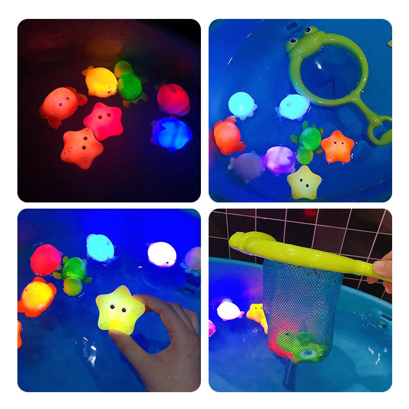 Water Glowing Animal Floating Water Bath Bathroom Toy