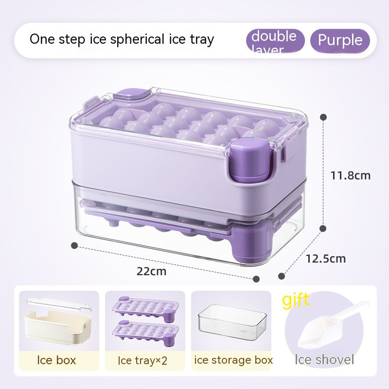 Ice Cube Mold Household Ice Hockey Storage Box