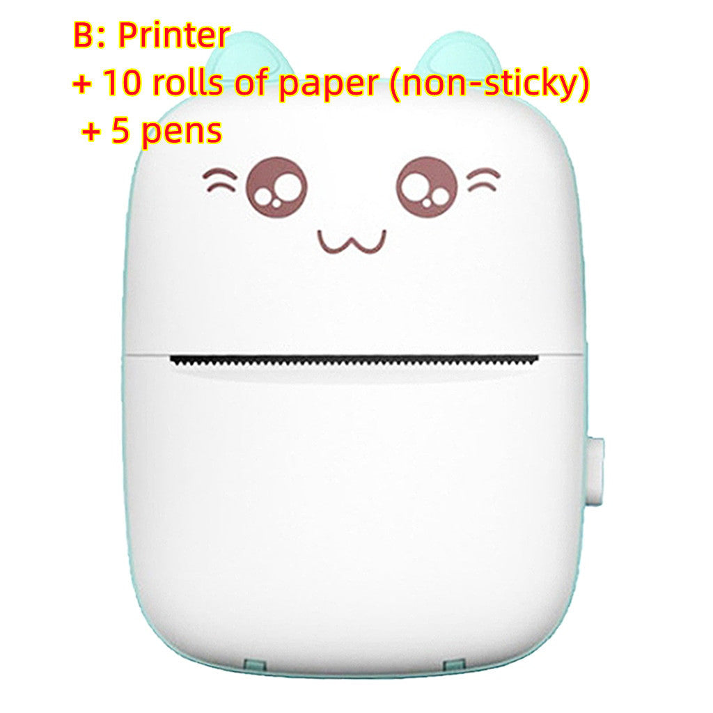 Mini Printer Portable Bluetooth Mobile Printer for Photos Labels Notes